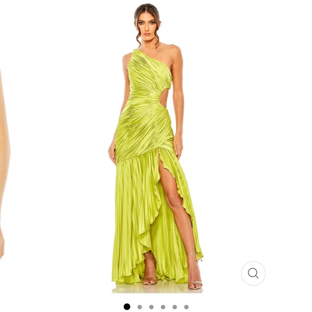 Mac Duggal green Gown